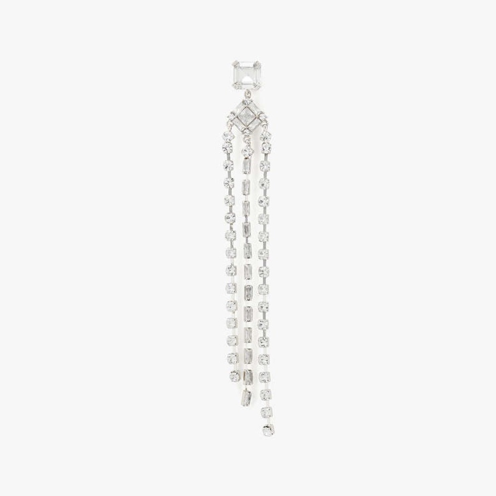 Kate Spade Silver-Tone Shimmy Fringe Earrings - Picture 9 of 10
